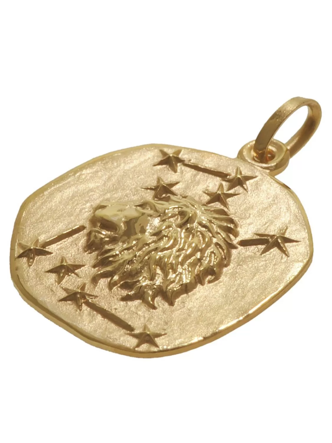 trendor Sternzeichen Fur Kinder Lowe Gold 333 Anhanger + Halskette | Kinderschmuck