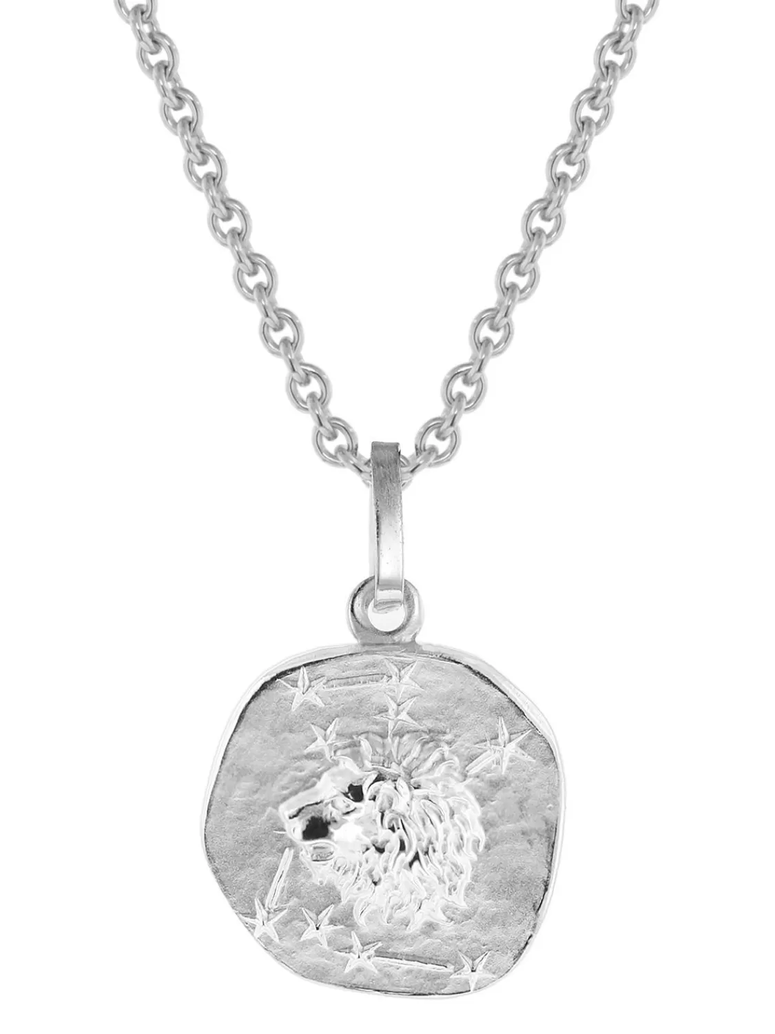 trendor Sternzeichen Fur Kinder Lowe Weisgold 333 Anhanger + Kette | Kinderschmuck