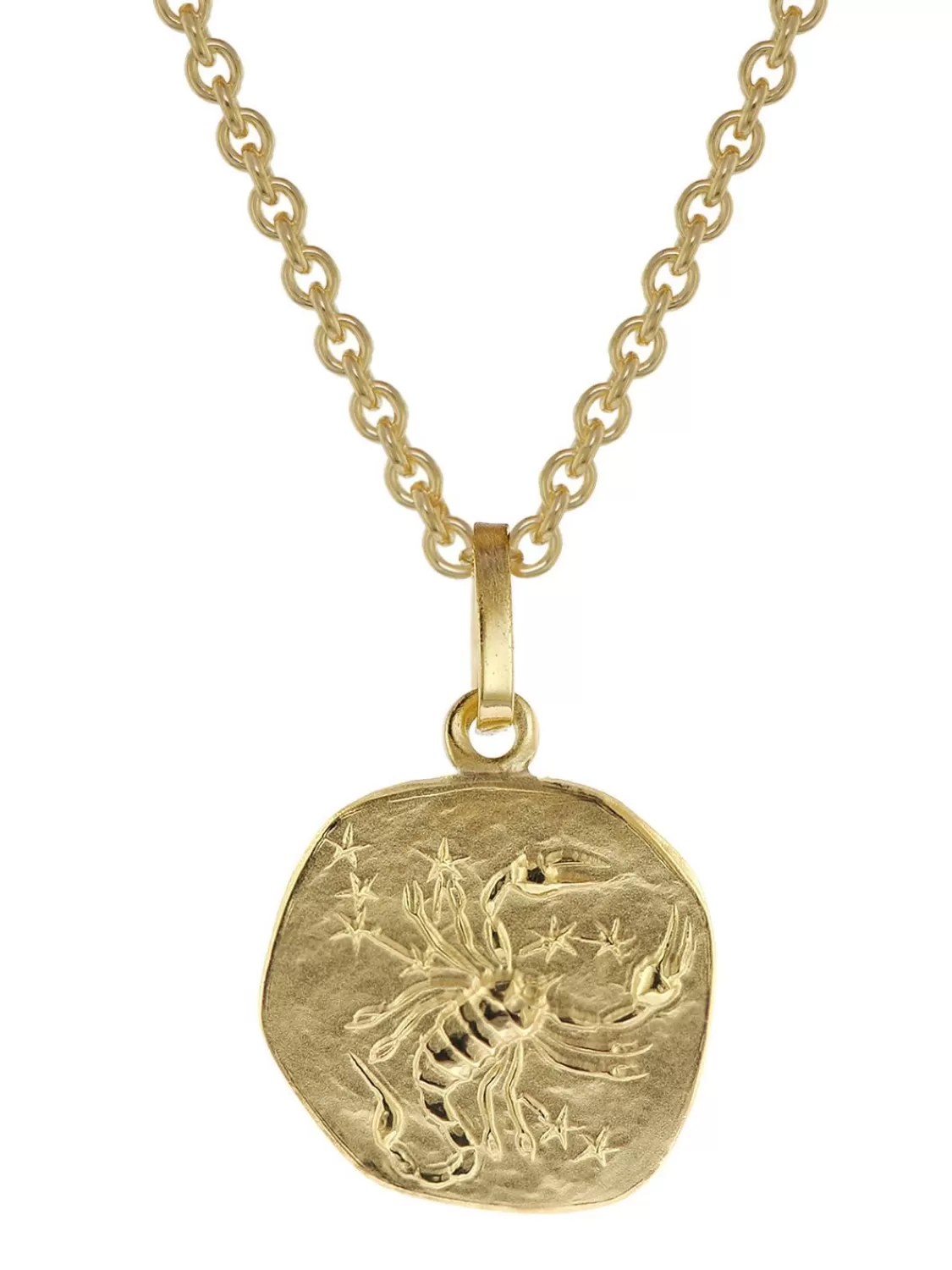 trendor Sternzeichen Fur Kinder Skorpion Gold 333 Anhanger + Kette | Kinderschmuck
