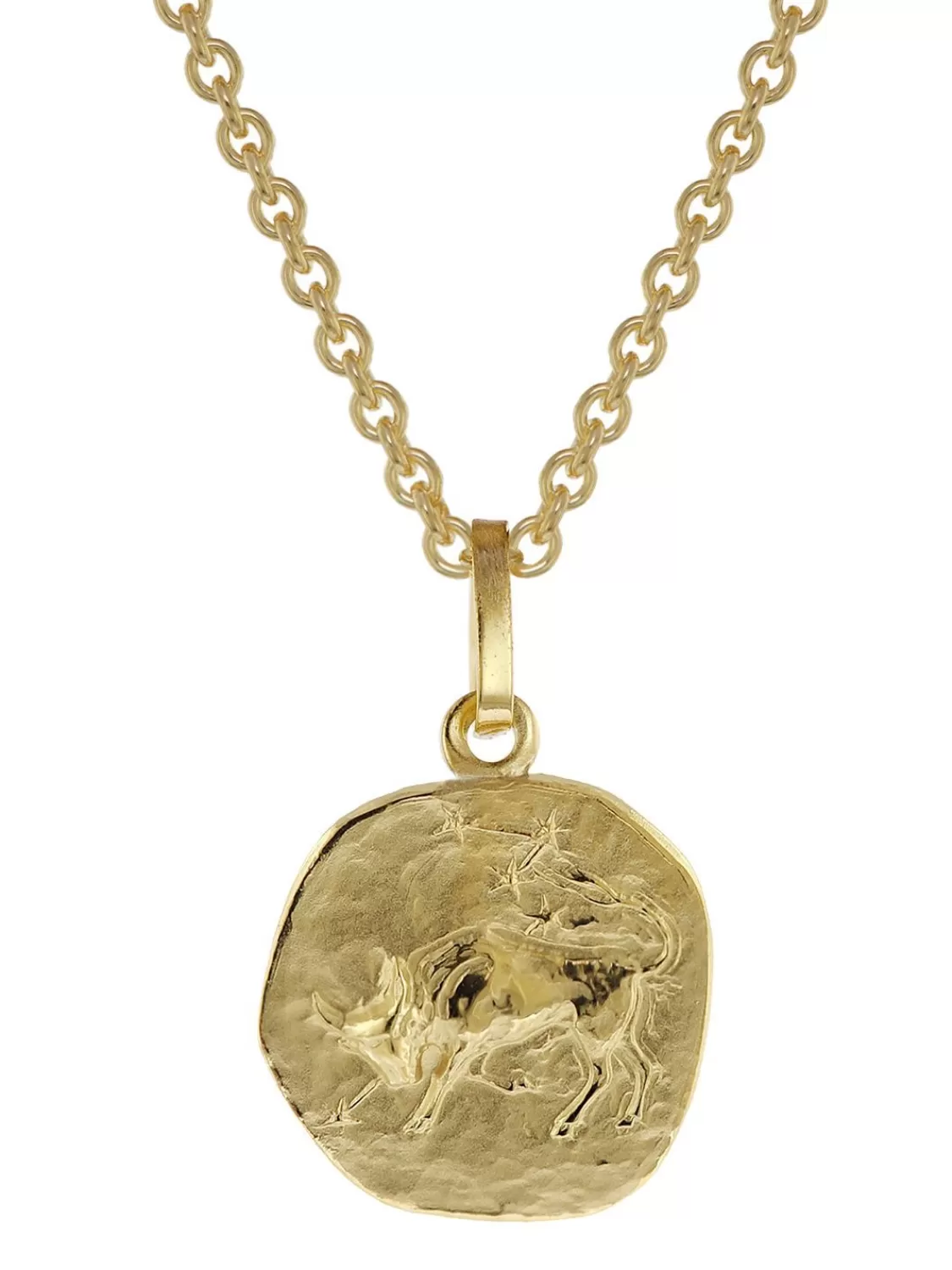 trendor Sternzeichen Fur Kinder Stier Gold 333 Anhanger + Halskette | Kinderschmuck