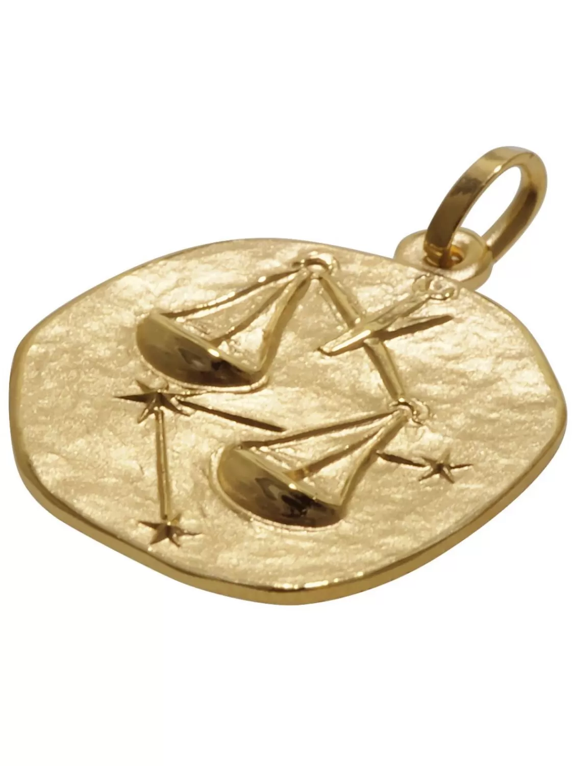 trendor Sternzeichen Fur Kinder Waage Gold 333 Anhanger + Halskette | Kinderschmuck