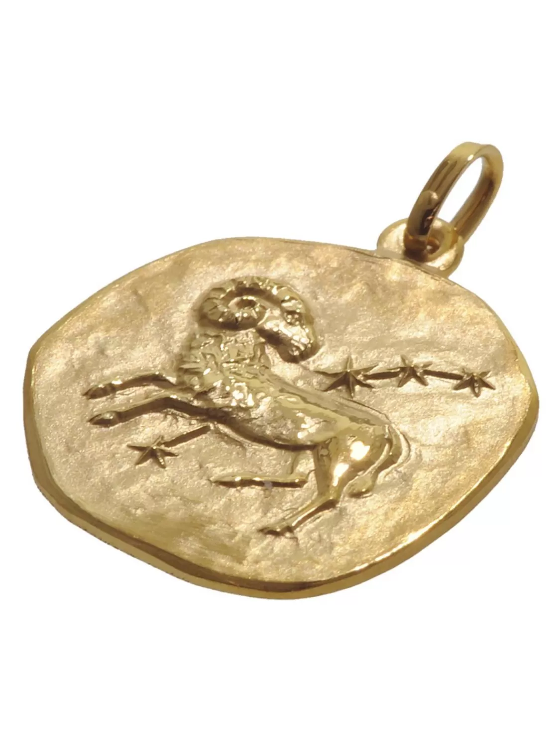 trendor Sternzeichen Fur Kinder Widder Gold 333 Anhanger + Halskette | Kinderschmuck