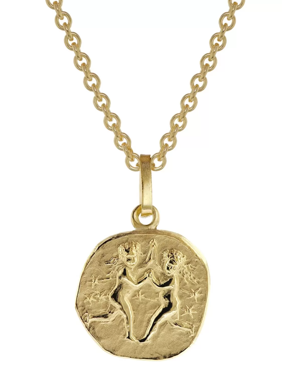 trendor Sternzeichen Fur Kinder Zwilling Gold 333 Anhanger + Kette | Kinderschmuck