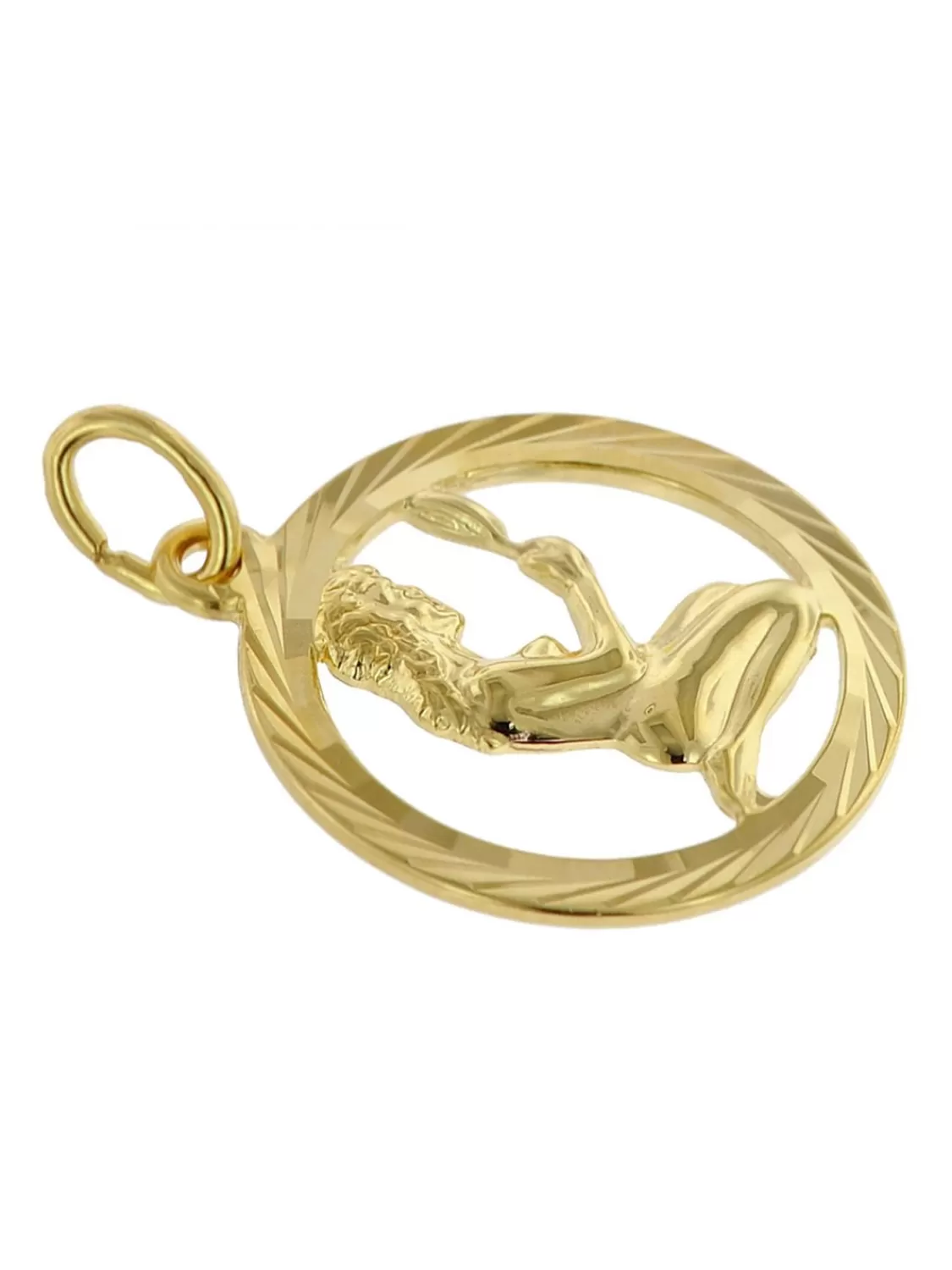 trendor Sternzeichen Jungfrau 333 Gold Anhanger O 16 Mm | Herrenschmuck