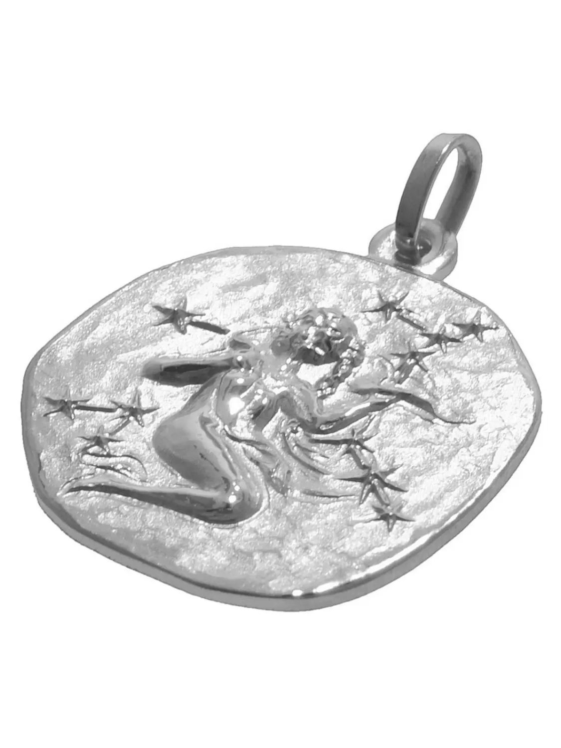 trendor Sternzeichen Jungfrau O 20 Mm Und Halskette 925 Silber | Herrenschmuck