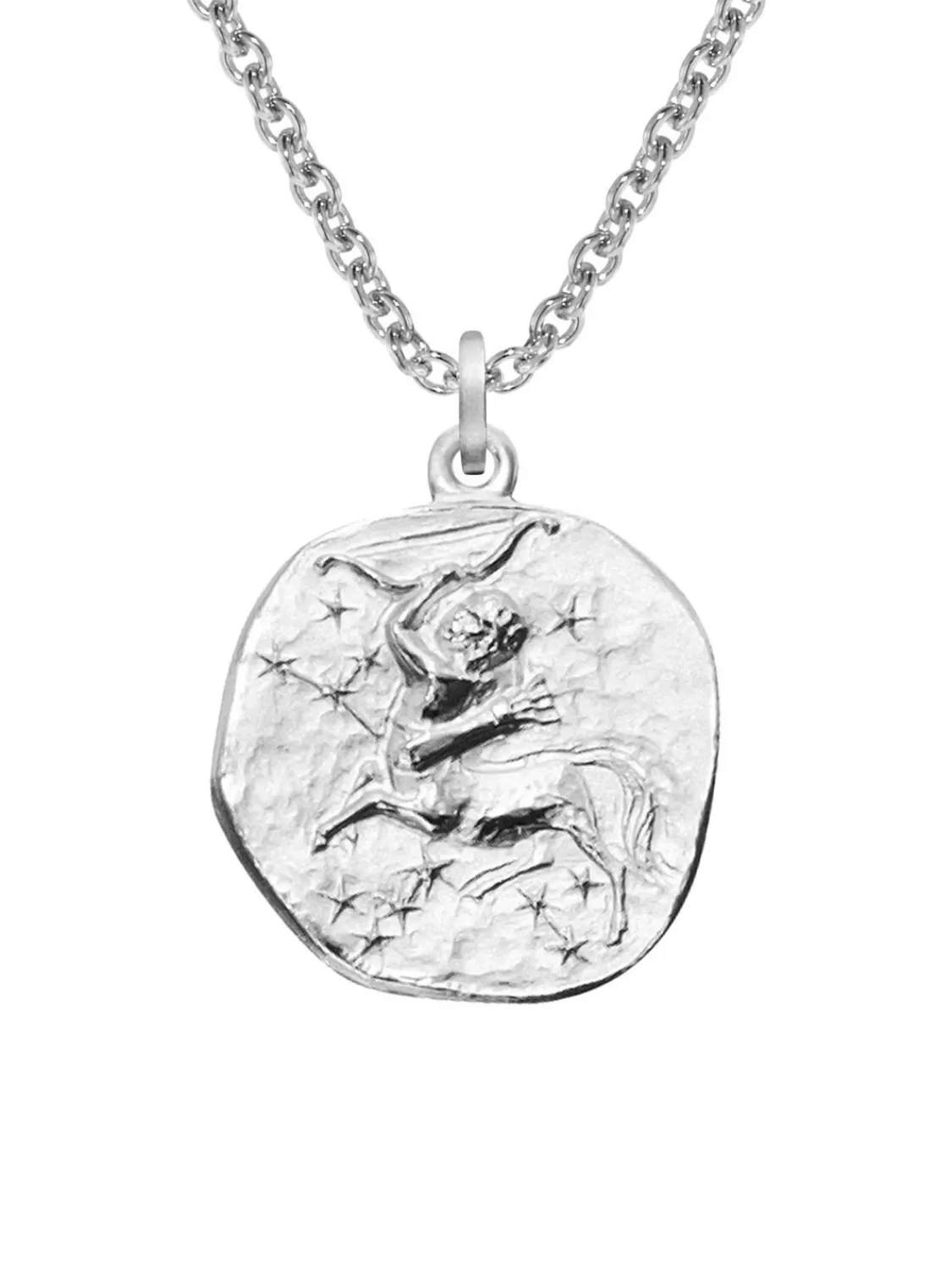 trendor Sternzeichen Schutze Mit Halskette 925 Silber O 16 Mm | Herrenschmuck