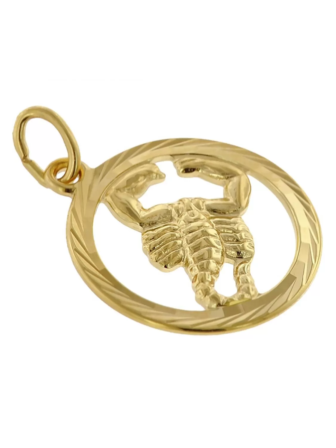 trendor Sternzeichen Skorpion 333 Gold Anhanger O 16 Mm | Herrenschmuck