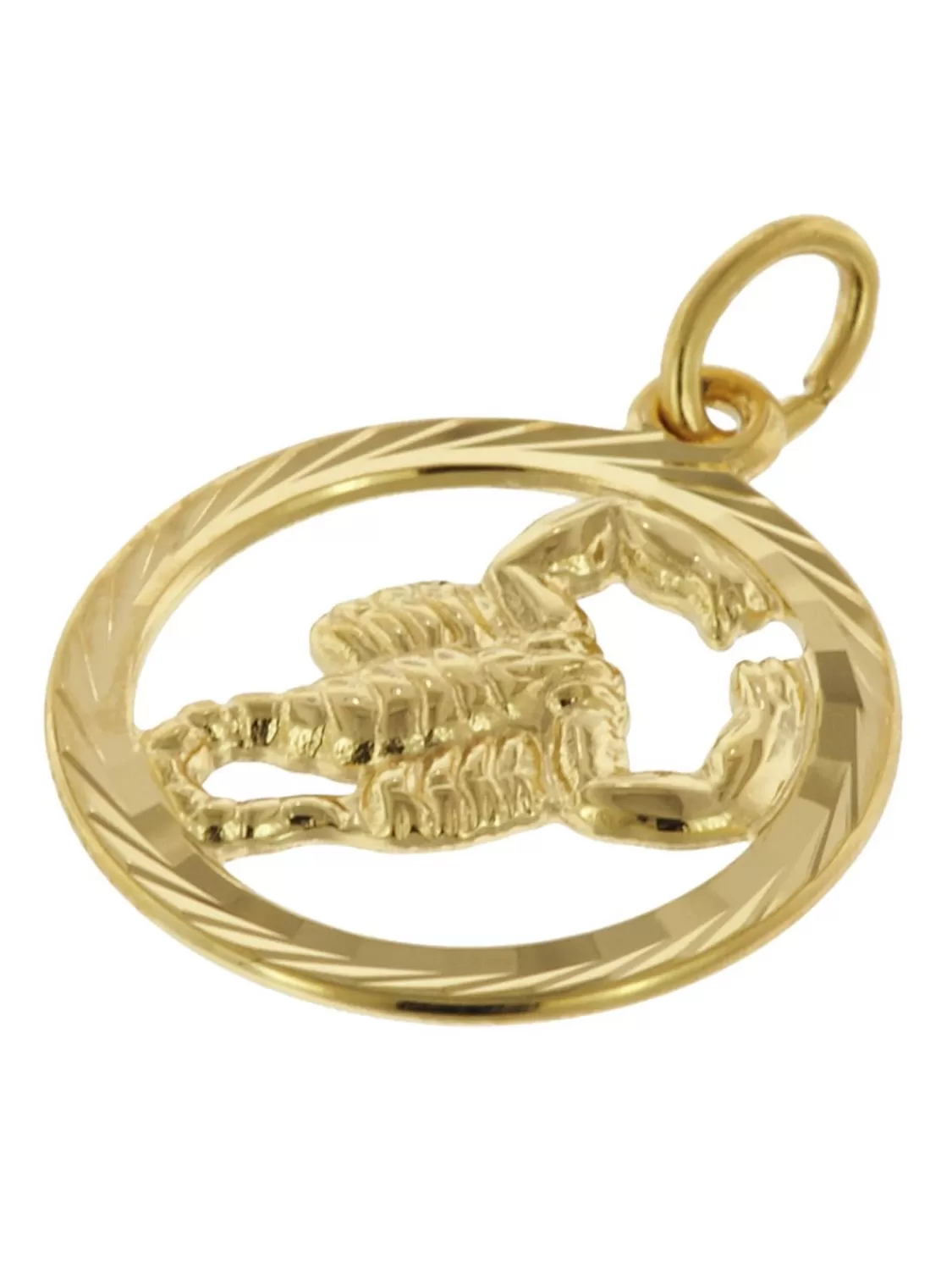 trendor Sternzeichen Skorpion Gold 333 Anhanger O 16 Mm + Halskette | Damenschmuck