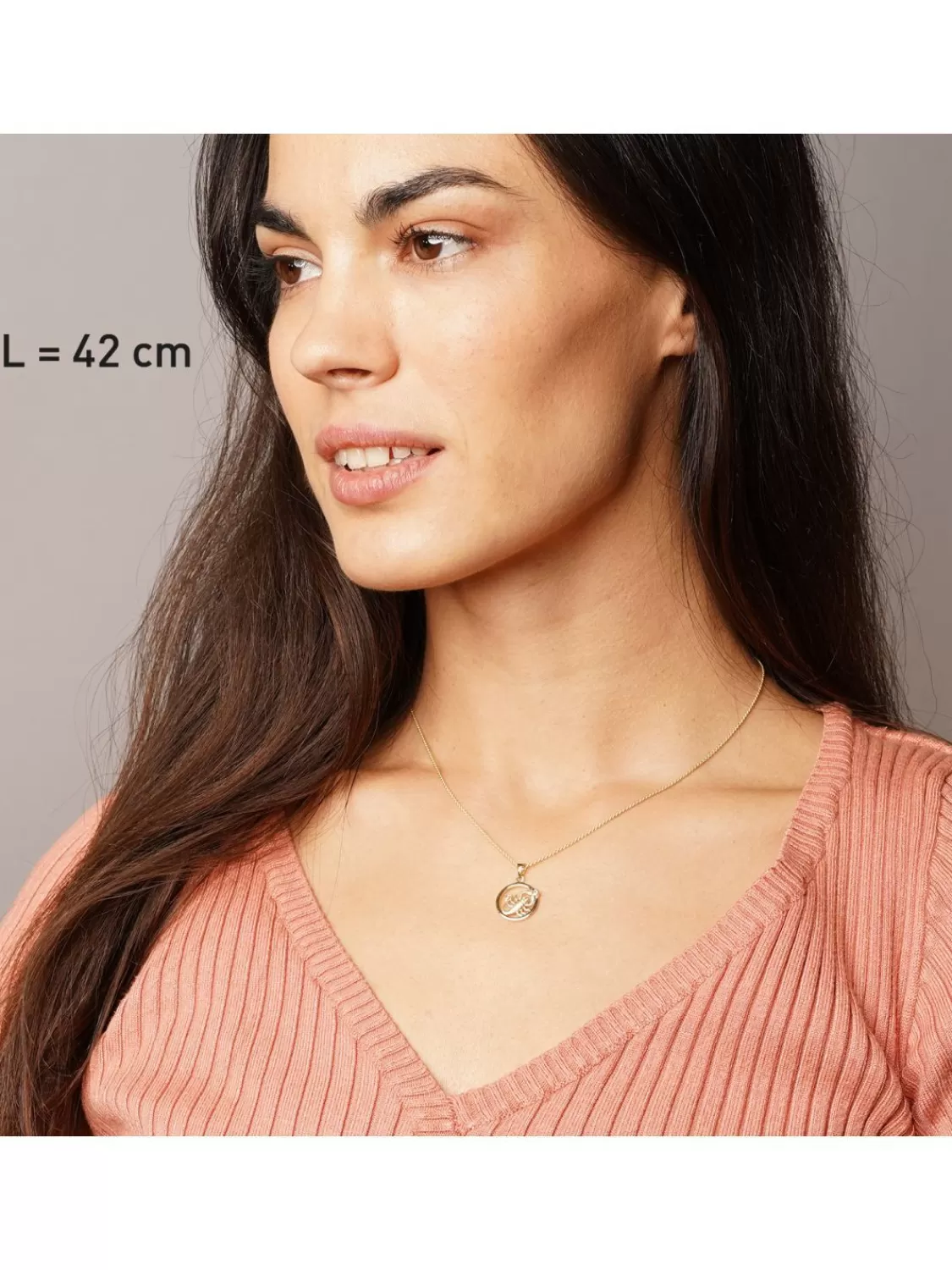 trendor Sternzeichen Skorpion Gold 333 Mit Topas + Vergoldete Kette | Damenschmuck