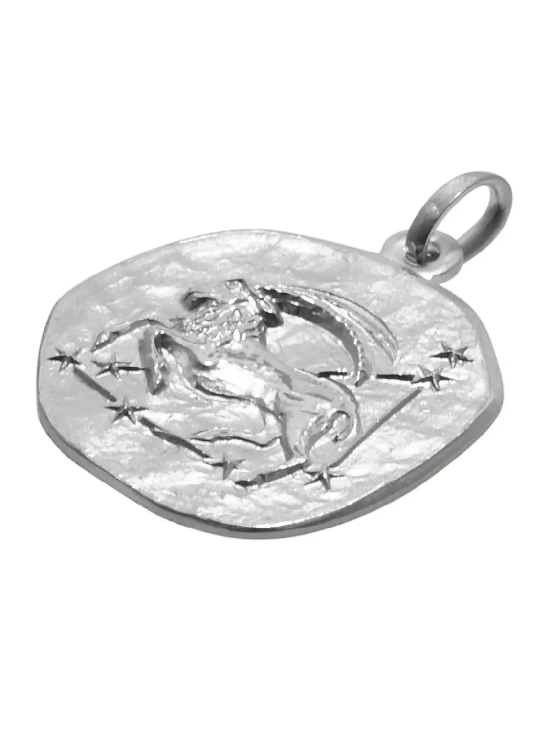 trendor Sternzeichen Steinbock O 20 Mm Und Halskette 925 Silber | Herrenschmuck