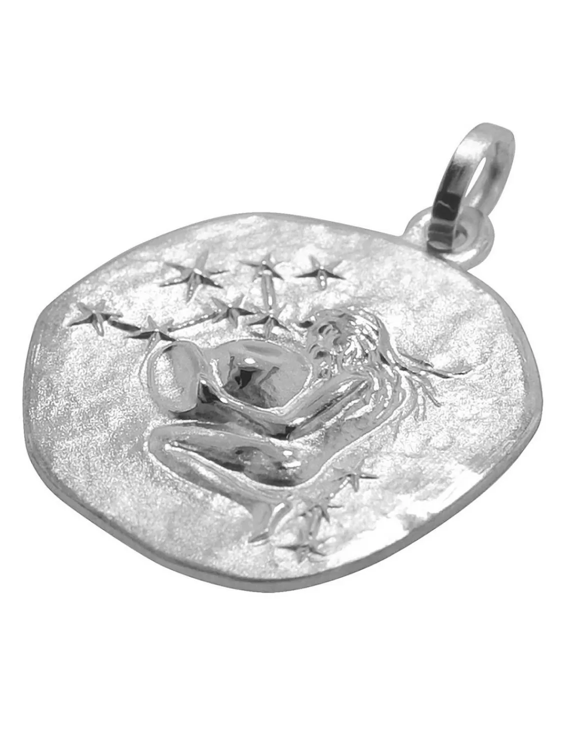 trendor Sternzeichen Wassermann Mit Halskette 925 Silber O 16 Mm | Herrenschmuck