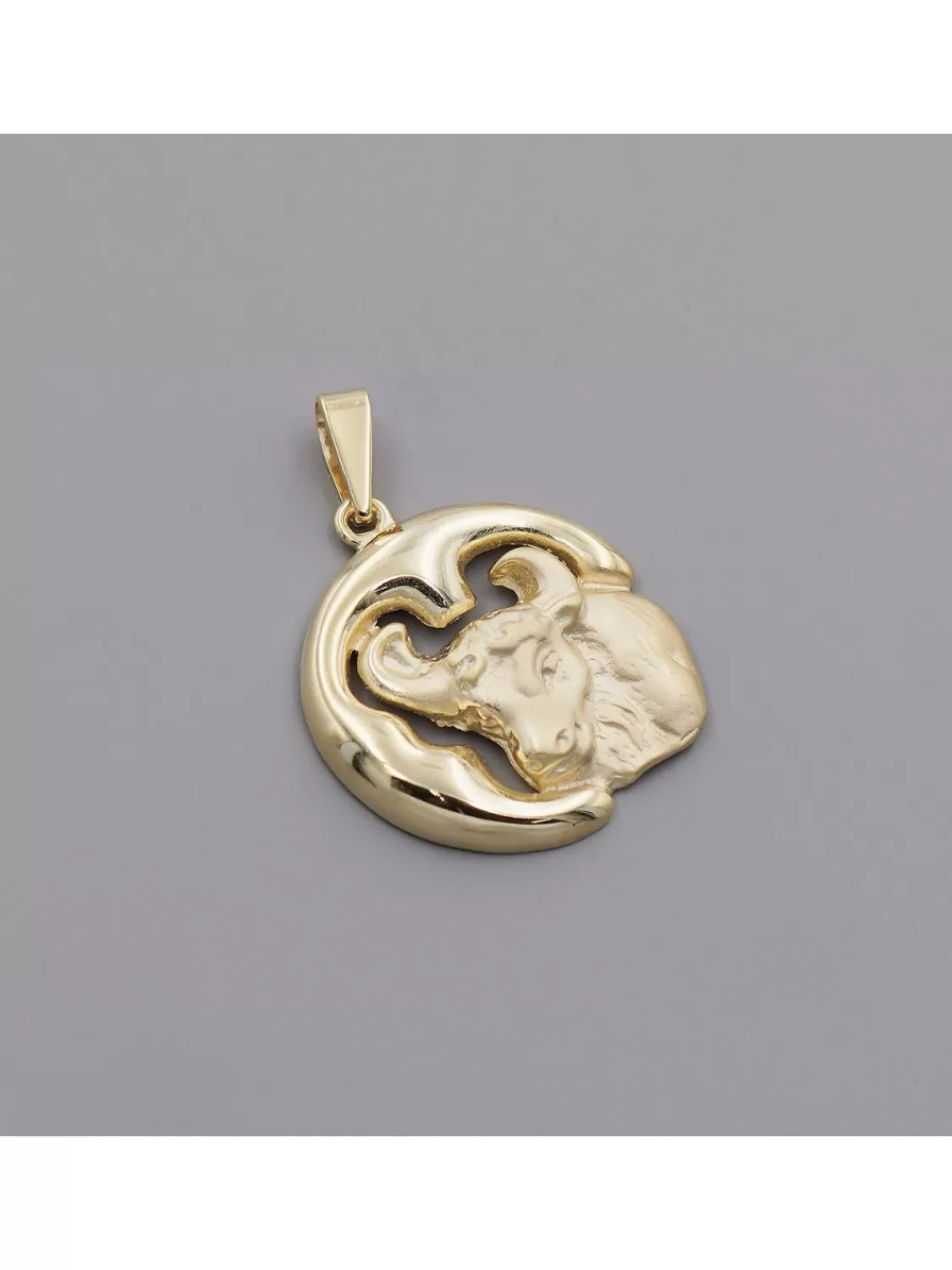 trendor Stier Sternzeichen Anhanger Gold 333 (8 Karat) O 21 Mm | Herrenschmuck