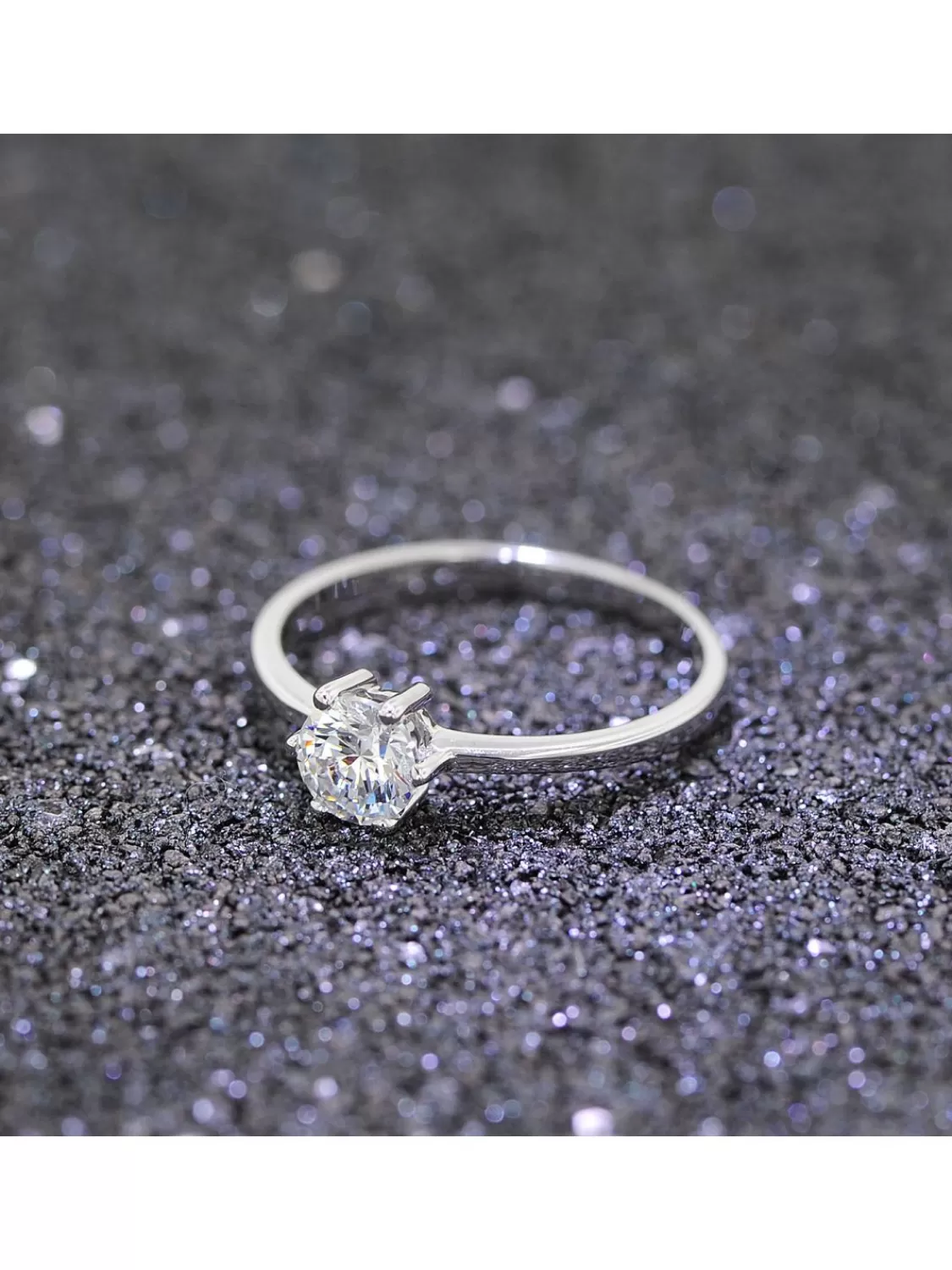 trendor Verlobungsring Weisgold 333 / 8 Karat Damenring Mit Zirkonia | Damenschmuck