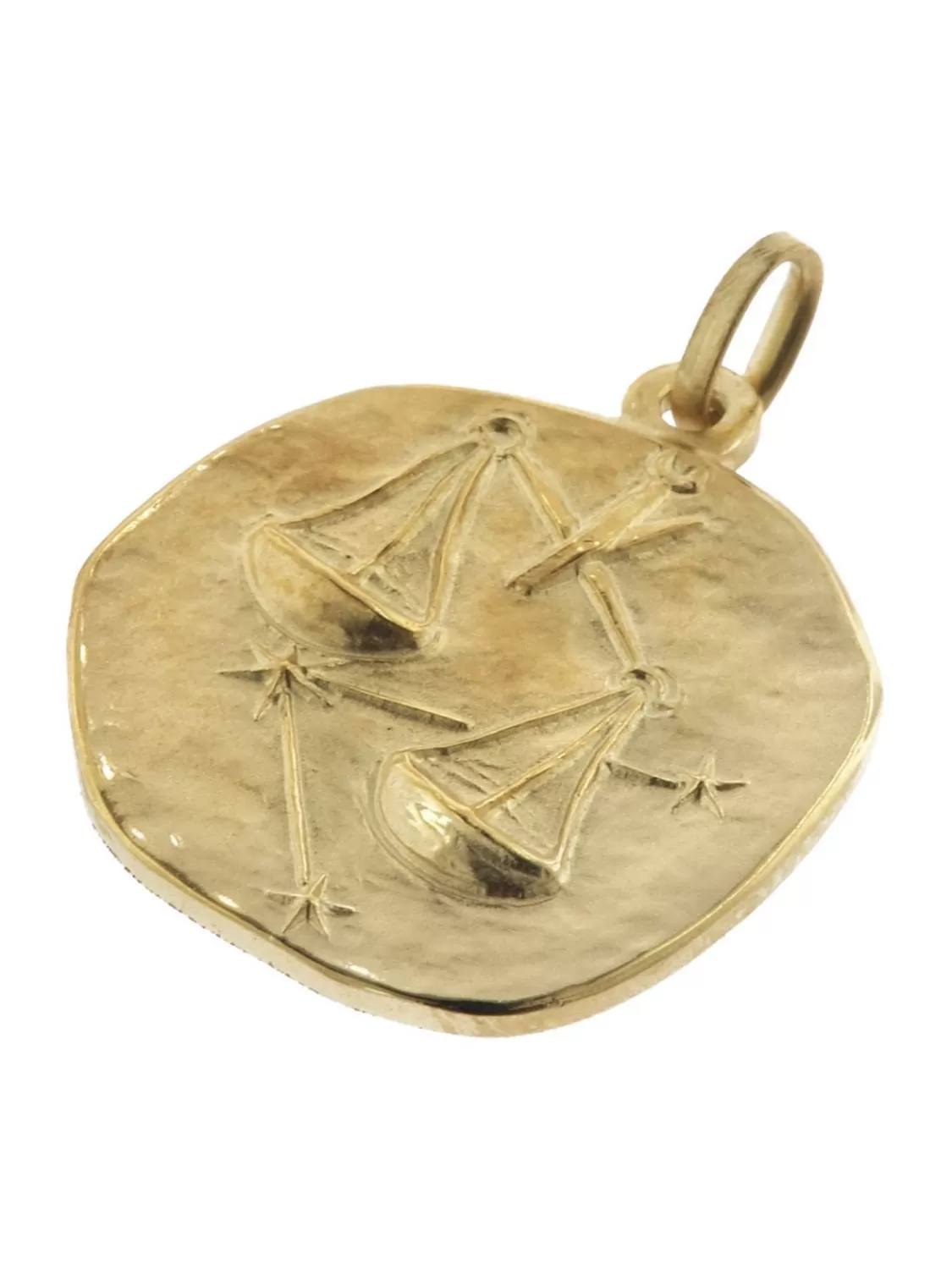 trendor Waage Sternzeichen O 20 Mm Herren-Halskette Gold Auf Silber | Herrenschmuck