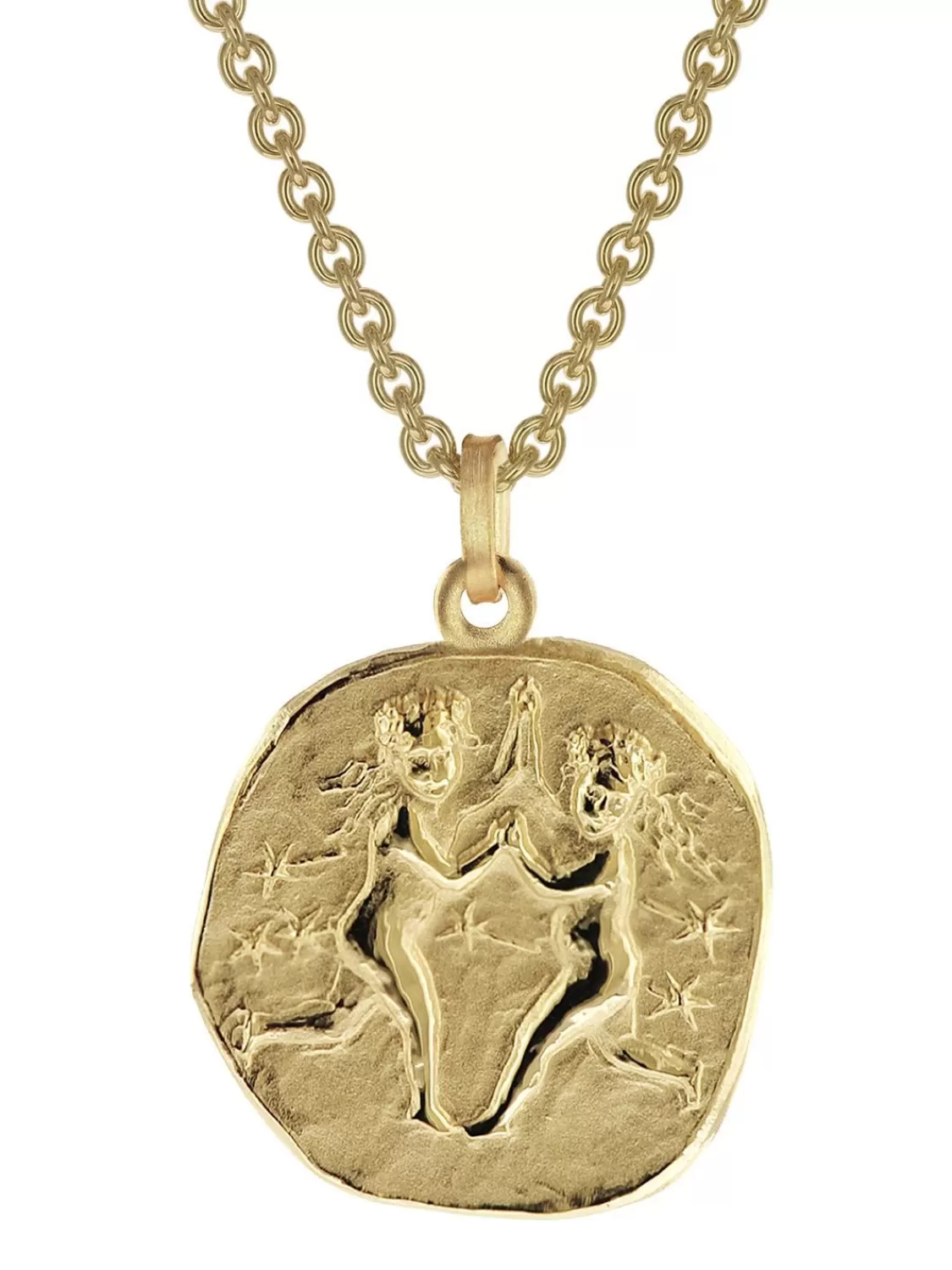 trendor Zwilling Sternzeichen O 20 Mm Herrenkette Gold Auf Silber | Herrenschmuck