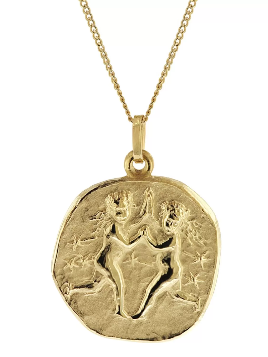trendor Zwilling Sternzeichen O 20 Mm Mit 333/8K Goldkette Fur Herren | Herrenschmuck