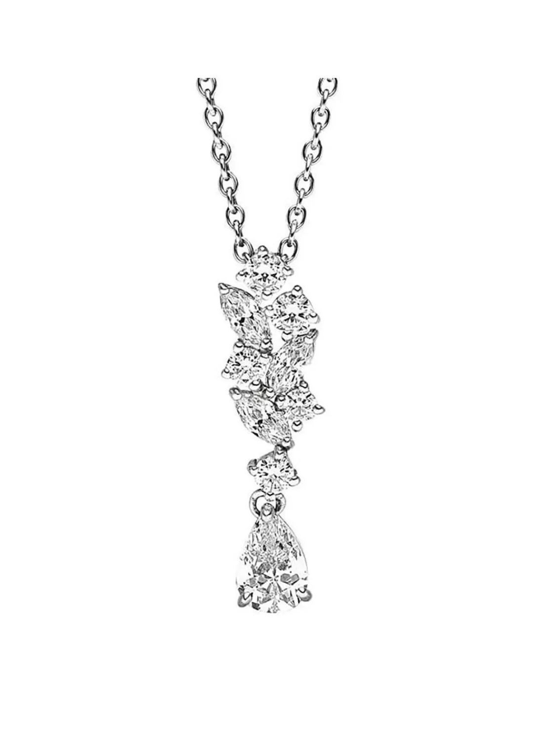 Viventy Damen-Halskette Silber 925 Mit Zirkonia | Damenschmuck