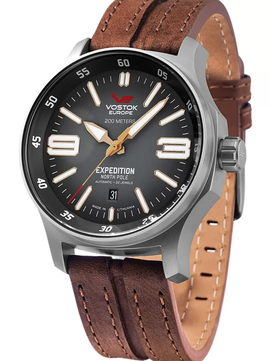 Vostok Europe Automatik-Herrenuhr Expedition Nordpol 1 | Herrenuhren