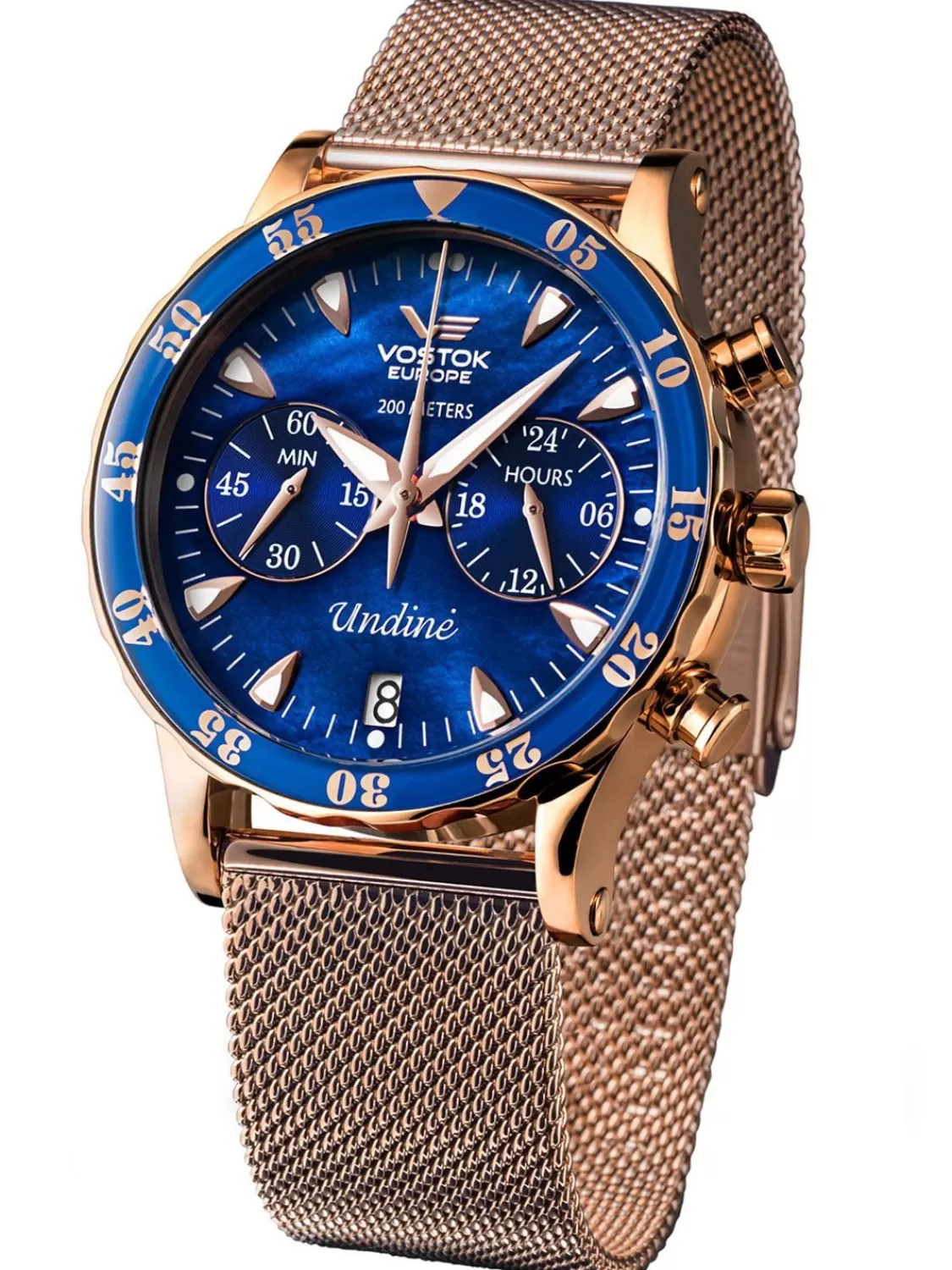 Vostok Europe Damenuhr Chronograph Mit 3 Armbandern Undine Lady Line | Damenuhren