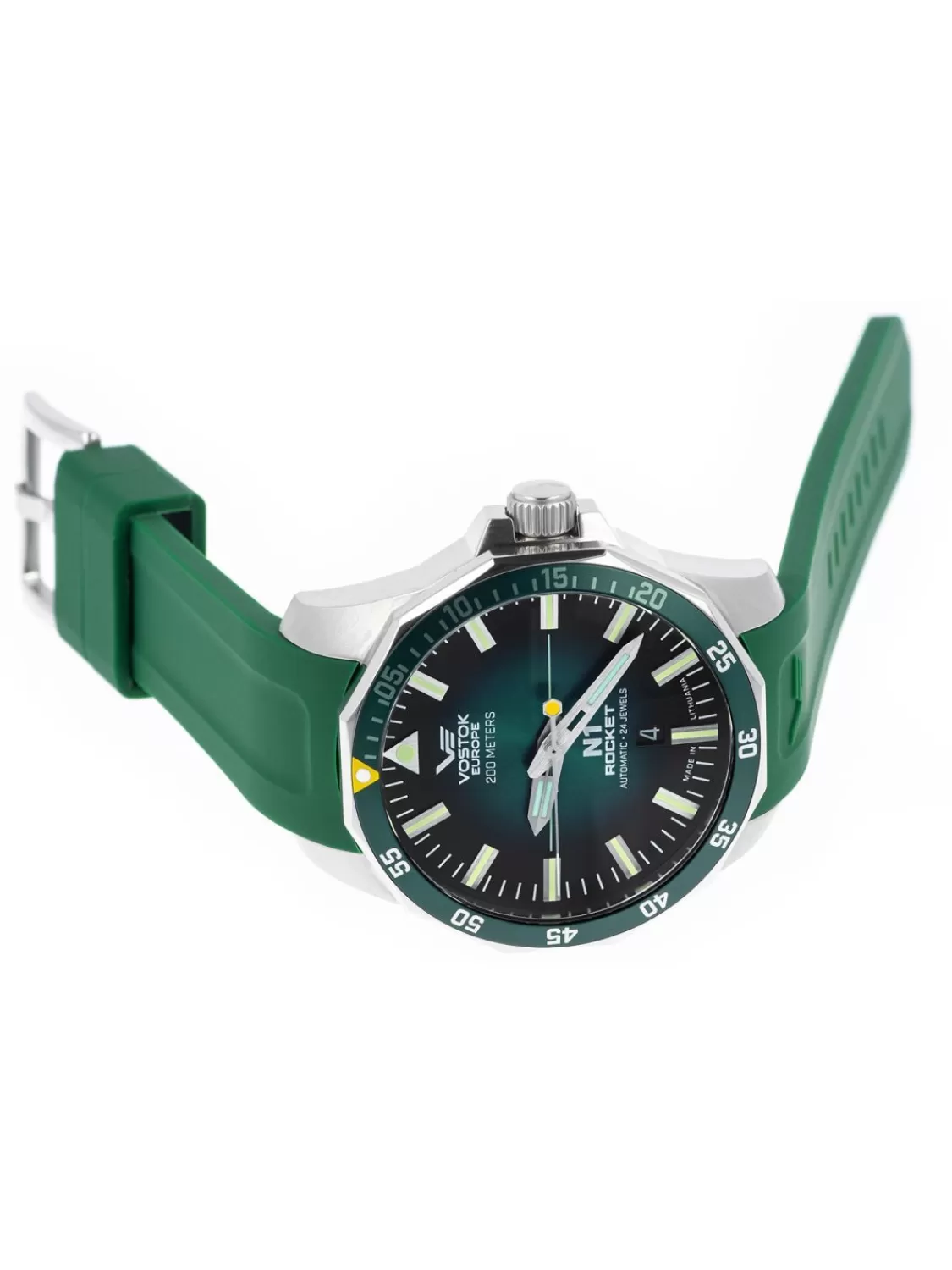 Vostok Europe Herren-Armbanduhr Automatik Rocket N1 Grun | Herrenuhren