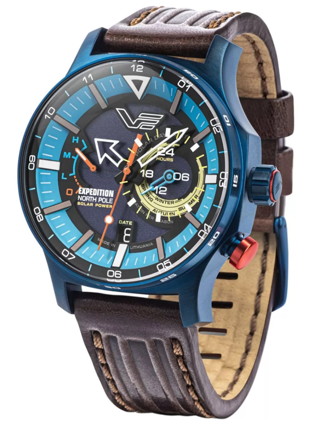 Vostok Europe Herren-Armbanduhr Solar Polar Ice Hellblau | Herrenuhren