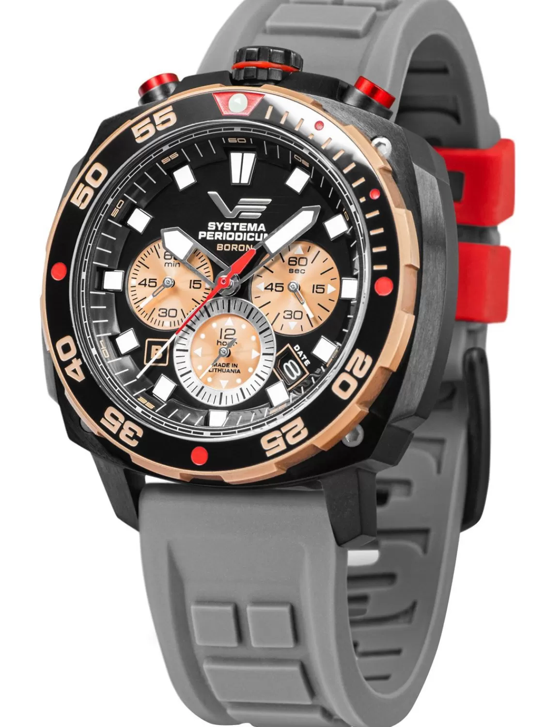 Vostok Europe Herrenarmbanduhr Systema Periodicum Chronograph Boron | Herrenuhren