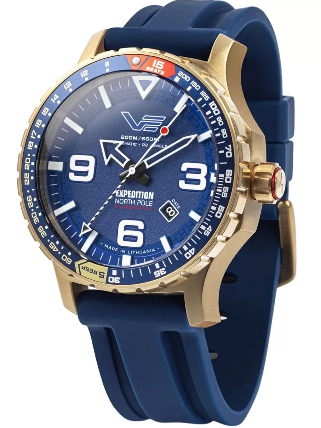 Vostok Europe Herrenuhr Automatik Polar Sun Blau/Braun | Herrenuhren