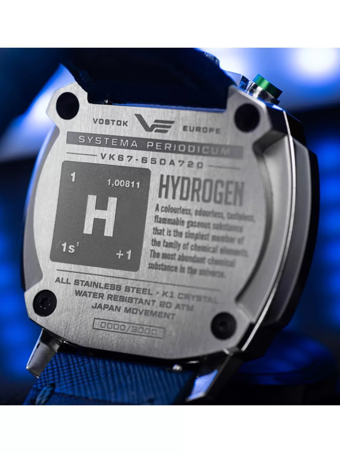 Vostok Europe Herrenuhr Systema Periodicum Chronograph Hydrogen | Herrenuhren