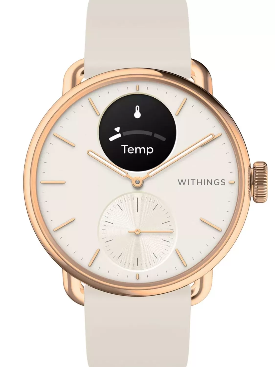 Withings Damen-Smartwatch Scanwatch 2 Rosegold/Sand 38 Mm | Damenuhren