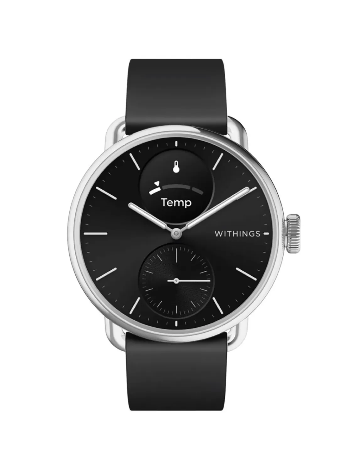 Withings Smartwatch Scanwatch 2 Silber/Schwarz 38 Mm | Herrenuhren