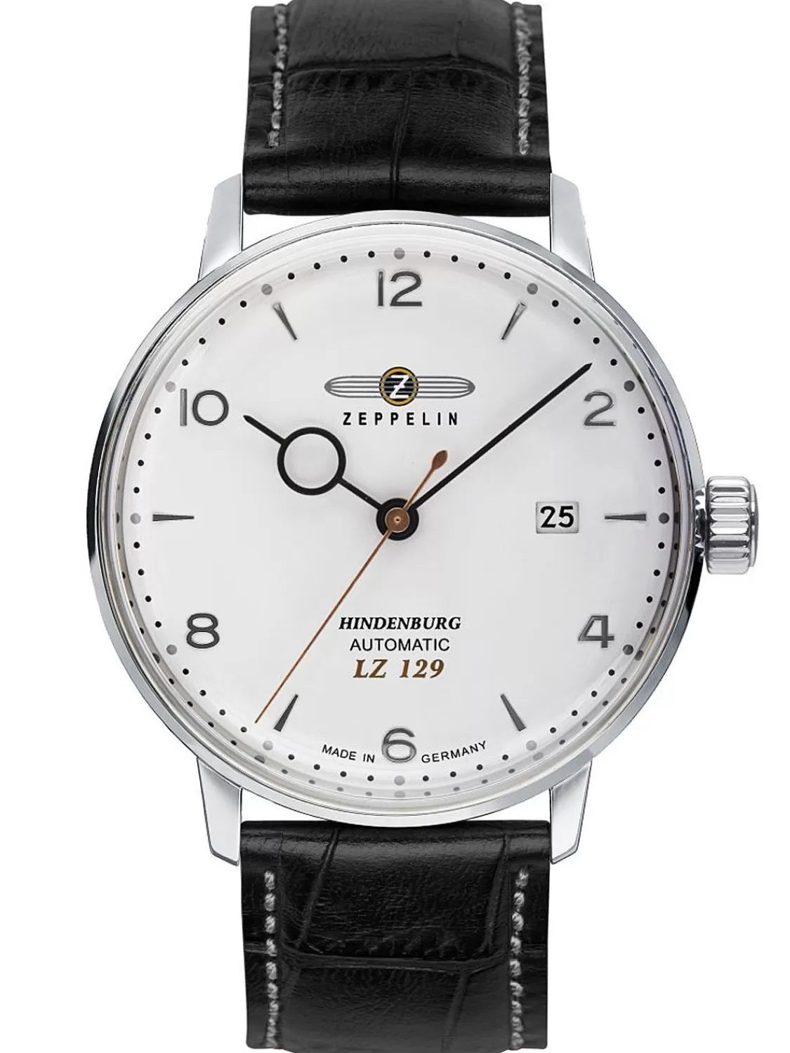 Zeppelin Automatik Herrenuhr Lz129 Hindenburg Lederband Schwarz | Herrenuhren