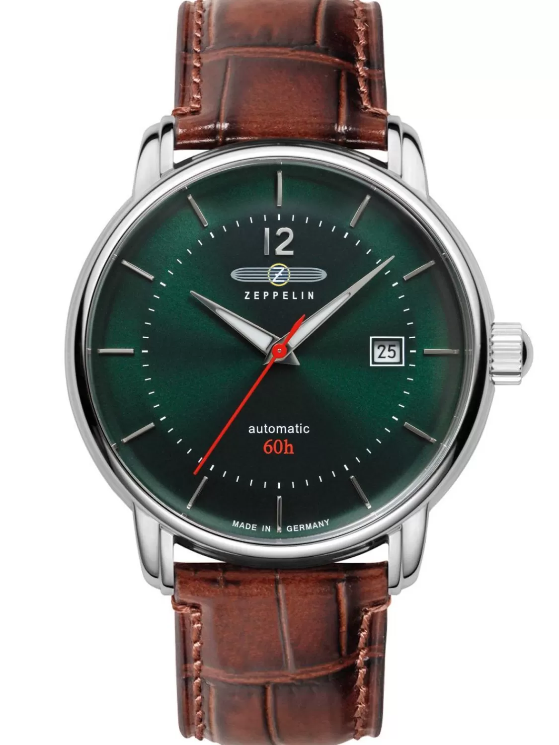 Zeppelin Herren-Armbanduhr Automatik Lz-120 Bodensee Braun/Grun | Herrenuhren