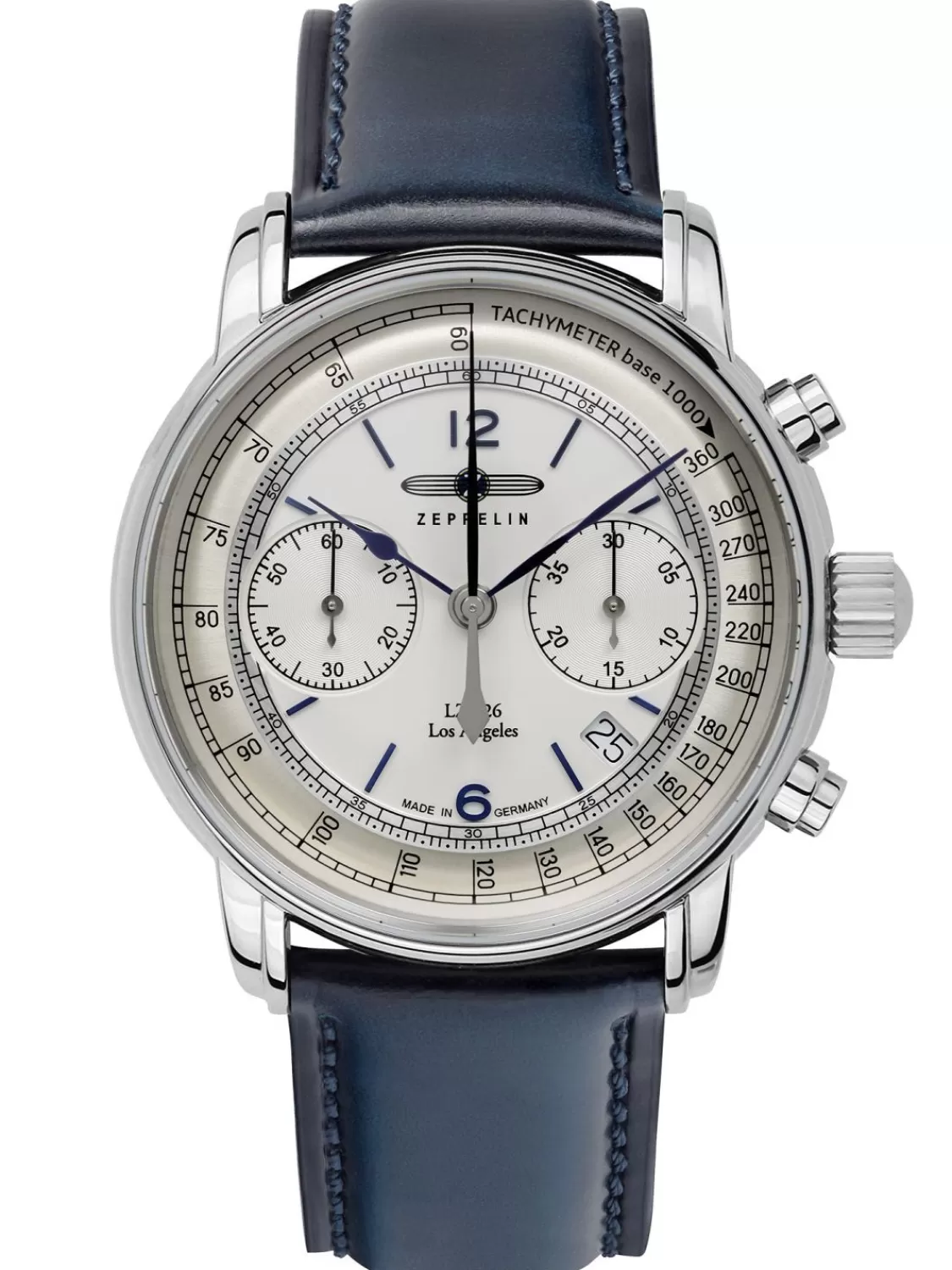 Zeppelin Herren-Chronograph Automatik Lz126 Los Angeles Blau | Herrenuhren