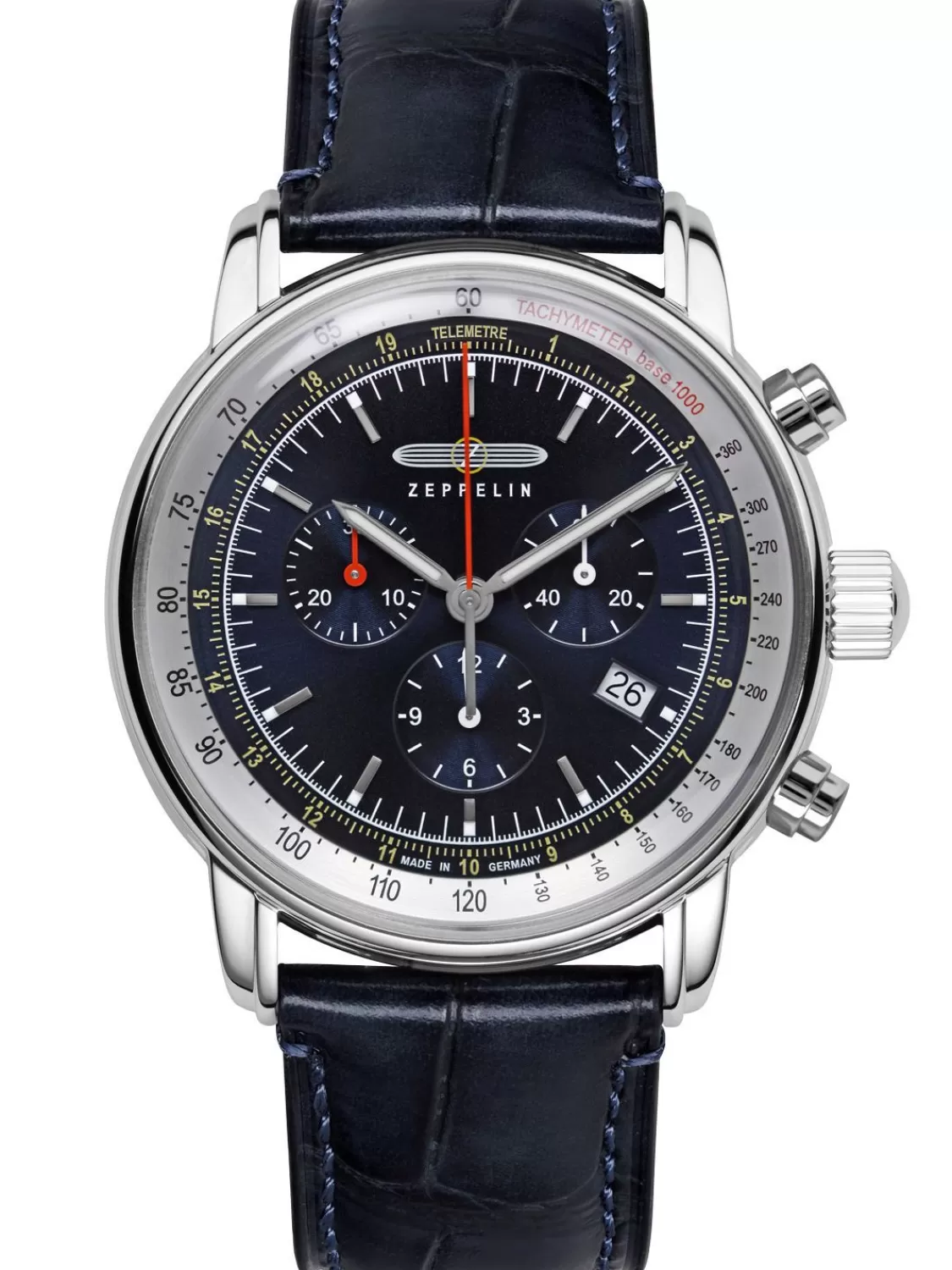 Zeppelin Herrenuhr Lz 14 Marine Chronograph Blau | Herrenuhren